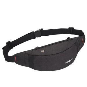 Canvas Waist Pack Bag Shoulder Fanny Pack Belt Bag Pouch