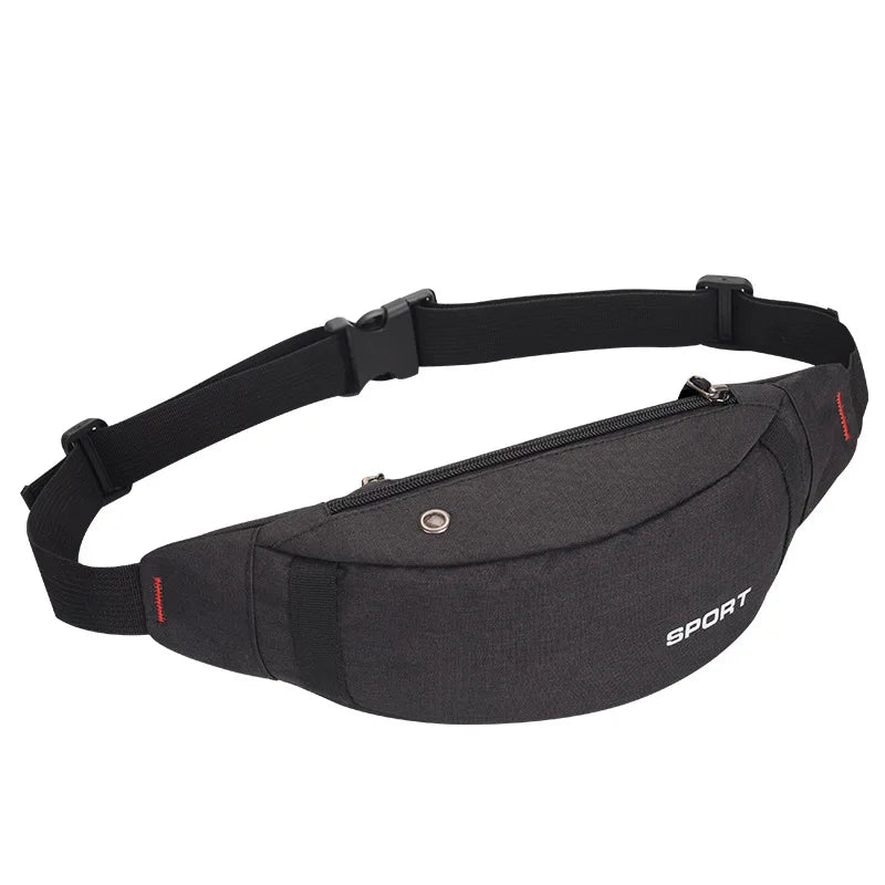 Canvas Waist Pack Bag Shoulder Fanny Pack Belt Bag Pouch