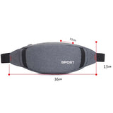 Canvas Waist Pack Bag Shoulder Fanny Pack Belt Bag Pouch