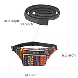 Bohemia Waist Bag for Women, Beach Cross Bag, Fanny Bag