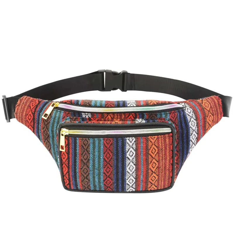 Bohemia Waist Bag for Women, Beach Cross Bag, Fanny Bag