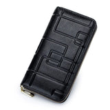Women's Long Zipper Wallet Leather Handbag
