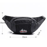Nylon Waterproof Waist Bag with Multi-Pockets