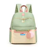 Fabre Woman Mini Oxford Backpack Lady Campus Style Double Back Bag