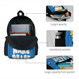 Peace Typography Backpacks Men's & Women's School Bags