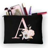 Girly Pink Letters Cosmetic Bag All-match Travel Organizer