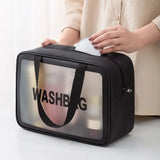 Large-Capacity Portable Travel Wash Bag Waterproof Skin Care Storage Box