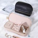 Double-layer Jewelry Box Makeup Bag for Earring Ring Lipstick