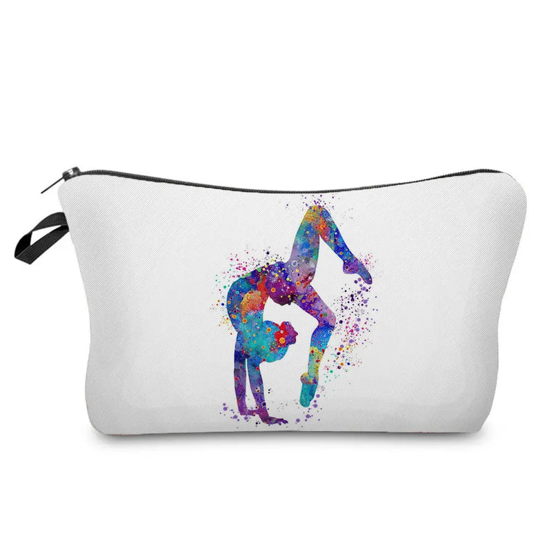 Rhythmic Gymnastics Print Travel Toiletry Kit
