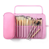 Women's Makeup Brush Bag Travel Organizer Waterproof Nylon Case