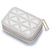Small Makeup Bag Organizer with Mirror Lipstick Pocket Coin Purse Wallet