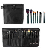 Makeup Brush Belt Waist Bag Large Capacity Leather Case