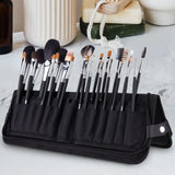 Makeup Brushes Organizer Bag Zipper Dust Proof Pouch