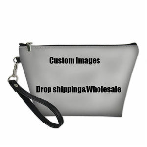 Pug Dog Print Makeup Case Storage Bag for Women