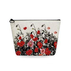 Butterfly Print Makeup Organizer Travel Toiletry Bag