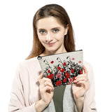 Butterfly Print Makeup Organizer Travel Toiletry Bag