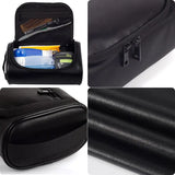 Large Waterproof PU Leather Travel Cosmetic Bag Organizer Case