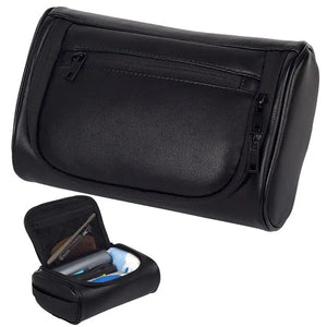 Large Waterproof PU Leather Travel Cosmetic Bag Organizer Case