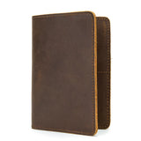 Male Driver Holder Passport Cover Cow Leather Men Wallet Covers For Passport Hol