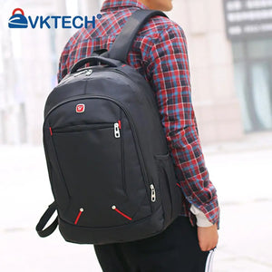 Multifunctional Zipper Laptop Rucksack Large Capacity School Bags