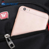 Multifunctional Zipper Laptop Rucksack Large Capacity School Bags