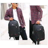 Multifunctional School Bag Zipper Large Capacity Computer Backpack