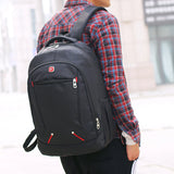 Multifunctional School Bag Zipper Large Capacity Computer Backpack