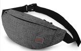 Canvas Hip Bag Waist Pack Fanny Pouch for Men and Women