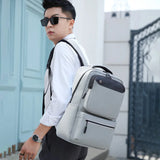 Male Anti-Theft Multifunction Backpack USB Charging Laptop Bag