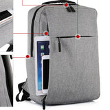 Multifunction USB Charging Waterproof 15.6 Inch Laptop Men Backpack