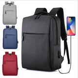 Multifunction USB Charging Waterproof 15.6 Inch Laptop Men Backpack