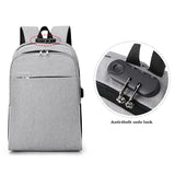 Business Waterproof Travel Bag Anti-theft Laptop Backpack