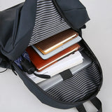 Male Portable Lightweight Backpack Large Capacity Business Travel Bag