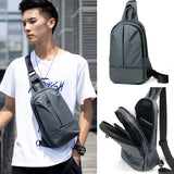 Male Shoulder Bags Crossbody Bags Leisure Anti Theft Chest Bag