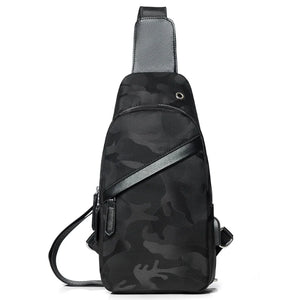 Men's USB Crossbody Bags Anti Theft Chest Bag School Summer