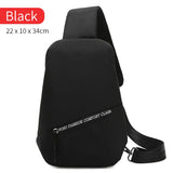 Men's Anti Theft Shoulder Bag Crossbody Sling Chest Bag