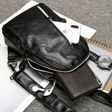 Male Shoulder Bags Crossbody Bags Men Anti Theft Chest Bag