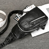 Male Shoulder Bags Crossbody Bags Men Anti Theft Chest Bag