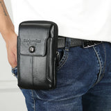 Men's Leather Waist Bag Hip Bum Fanny Pack Phone Pouch