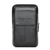 Men's Leather Waist Bag Hip Bum Fanny Pack Phone Pouch