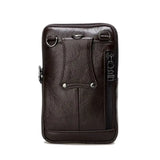 Men's Leather Travel Waist Bag Fanny Pack Messenger