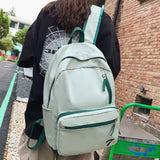 Waterproof College Bag Girl Boy Travel School Backpack
