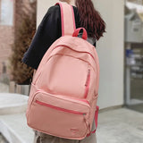 Waterproof College Bag Girl Boy Travel School Backpack