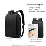Waterproof Laptop Bag 15 Inches Men Business Backpack Lightweight