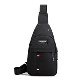 Men Women Nylon Waist Packs Crossbody Sling Bag