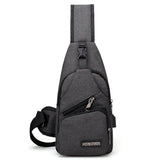 Men Women Nylon Waist Packs Sling Bag Crossbody Outdoor Sport Shoulder