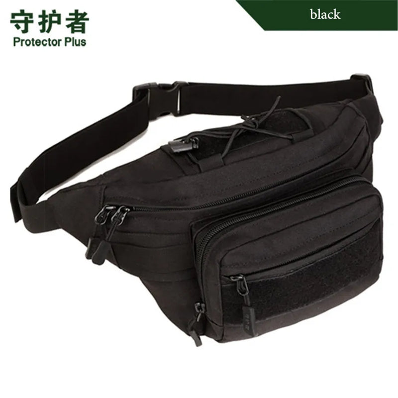 Protector Plus Camo Military Waist Bag for Men