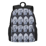 Maltese Fine Art Painting Backpacks Men's Backpacks Bags For Women