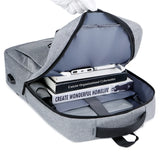 Men's USB Charging Waterproof Backpack Business Laptop Bag