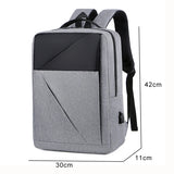 Men's USB Charging Waterproof Backpack Business Laptop Bag